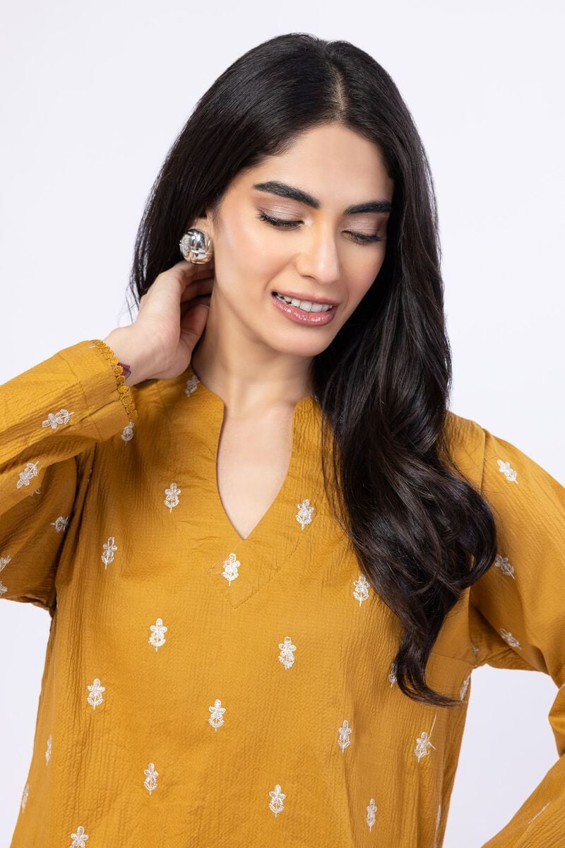 Embroidered | Ripple Crinkle