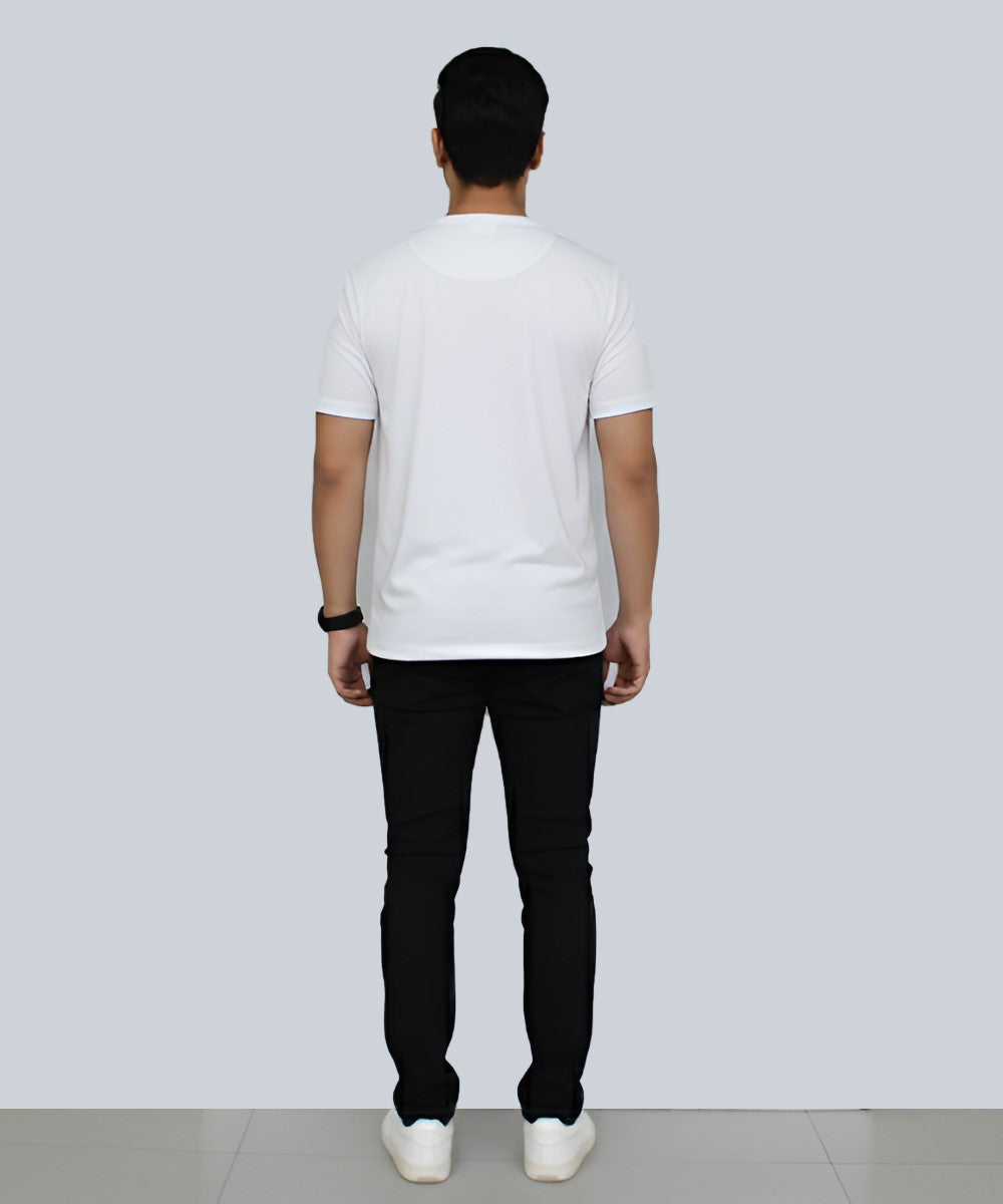 Men’S T-Shirt – White Tsh-5880 - White - View 2