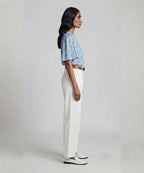 Women Western Floral Sky Printed Top LSH-0106