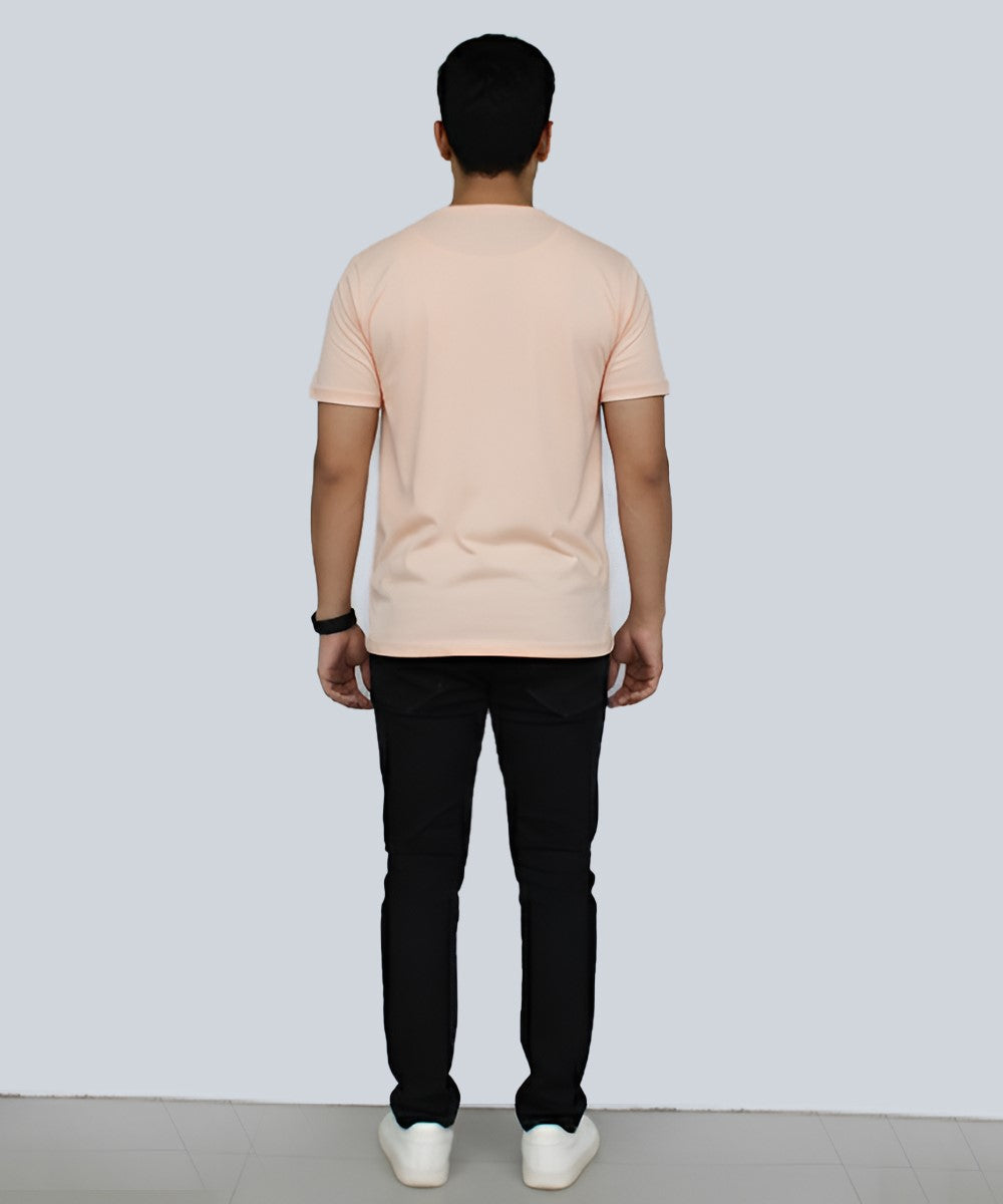 Mens T-Shirt - Light Pink Tsh-5685 - Pink - View 2