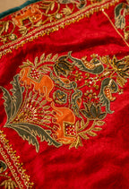 Sarwari Shawl Detail View - Luxury Pakistani Shawl - shoppingkarado.com
