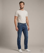Men's Denim Tailored Fit- JP-2211 Navy - Navy - View 3