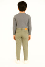 Kids Cotton Chino Pant - Bcp-0033 Green