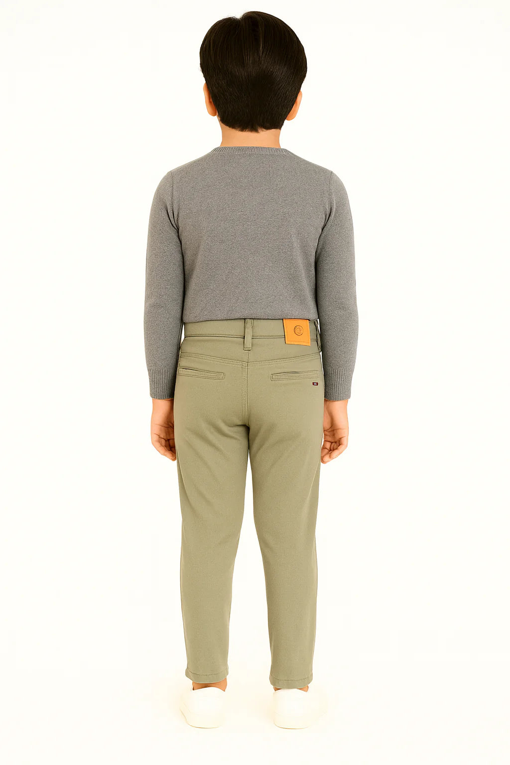 Kids Cotton Chino Pant - Bcp-0033 Green