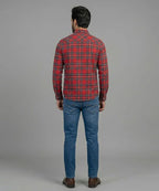 Men's Casual Shirt - Shc-1579 Red Chk