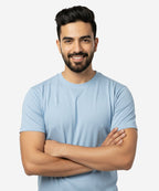 Men’S Basic T-Shirt – Sky Tsh-5919 - Sky - View 2
