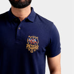 Men'S Polo T-Shirt Navy B Tsh-5546 - Navy - View 3