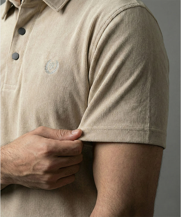 Men'S T-Shirt Collar L Coffee Tsh-5923 - Coffee - View 2