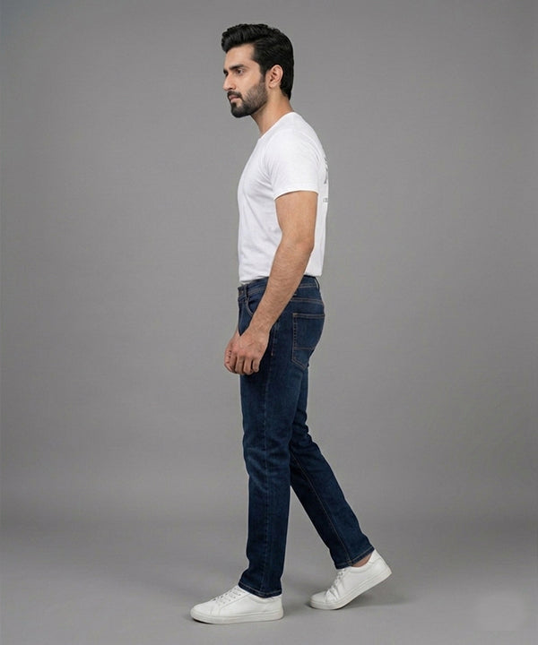 Men's Denim Straight Fit- Jp-2212 Navy - Navy - View 2