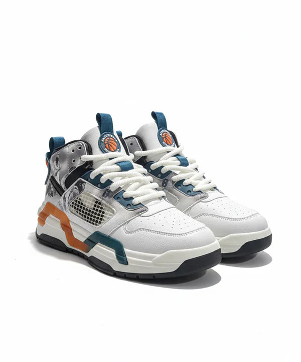 BasketBall Casual Sneakers Fw-0158 White