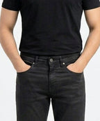Men's Denim Straight Fit- Jp-2231 Black - Black - View 3