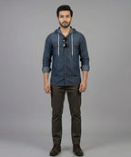 Men's Casual Shirt - Shc-1048 D-Navy
