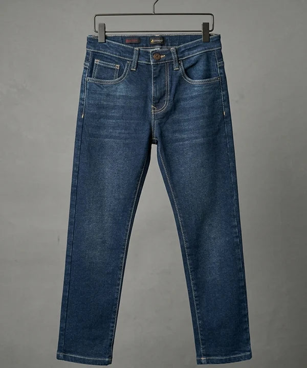Boys Navy Blue Stretch Denim Jeans- Bjp-0302