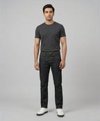 Men's Denim Straight Fit- Jp-2224 M-Black - Black - View 1