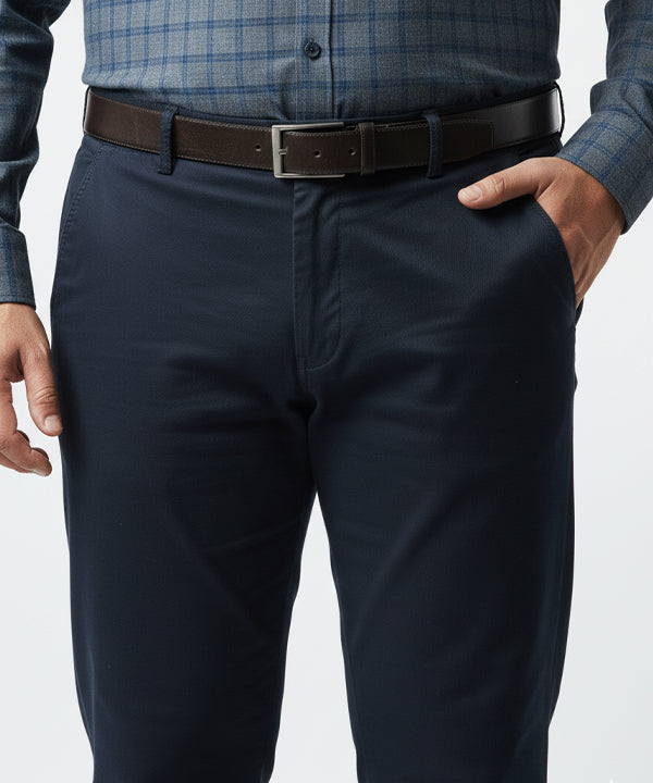 Men'S Over Size Chino - Aqua Blue Cp-0547 - Blue - View 2