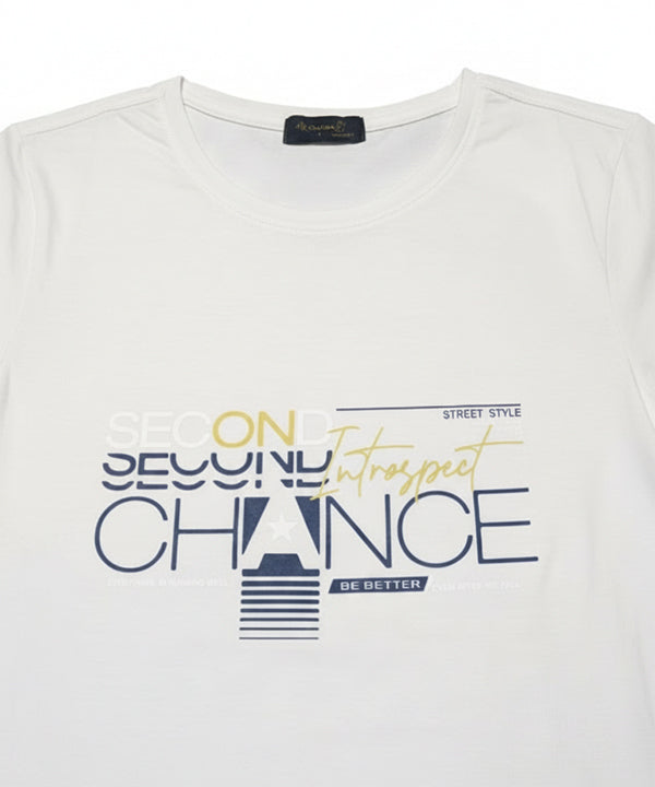 Men’S T-Shirt – White Tsh-5880 - White - View 4