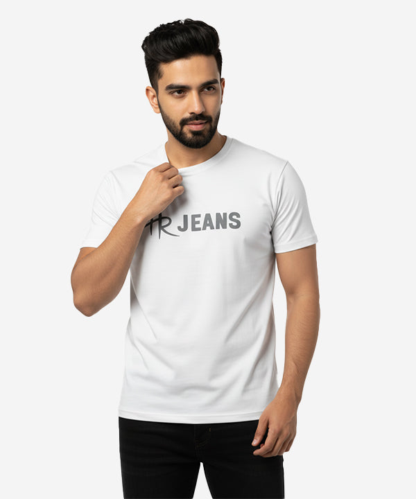 Men’S T-Shirt – White Tsh-5920 - White - View 2