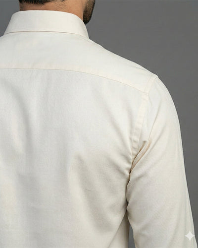 Men'S Dress Shirt - Beige Dsh-0292