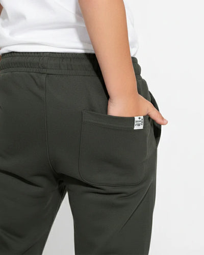 Kids Sports Trouser - D Green Blw-0128