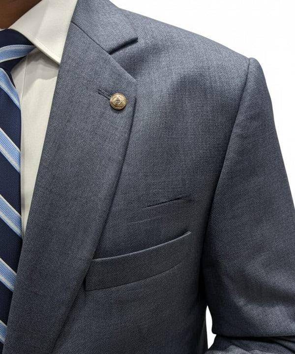 Formal Suit Gst-0124 Silver Grey - Grey - View 2