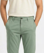 Men'S Chino Straight Fit- Green Cp-0552 - Green - View 2