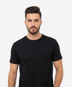 Men’S Basic T-Shirt – Black Tsh-5919 - Black - View 2