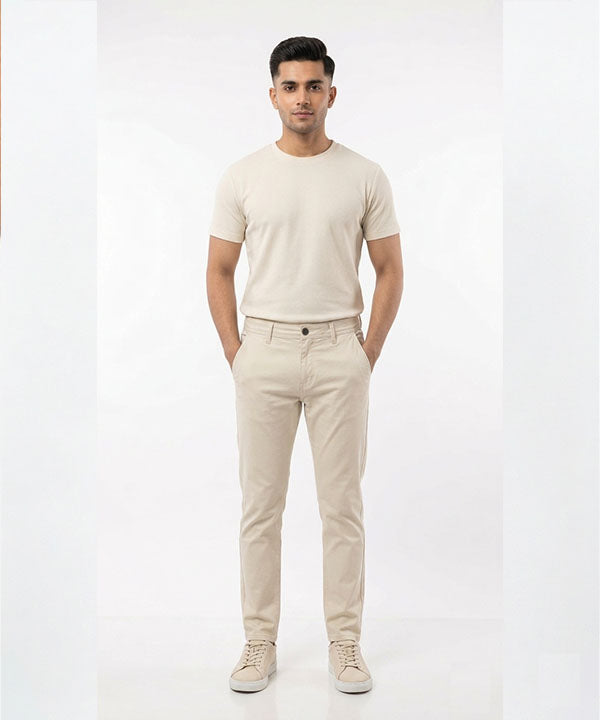 Men'S Chino Straight Fit- Fawn Cp-0551 - Fawn - View 2