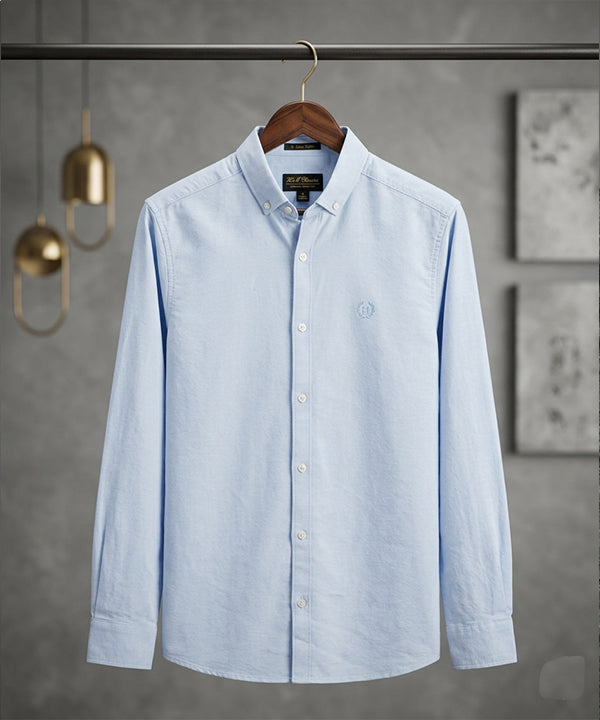Men's Casual Shirt - Sky Blue Shc-1968 ( ORG) - Blue - View 4