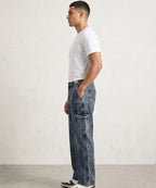 Men's Baggy Carpenter Denim- Jp-2208 Navy - Navy - View 2