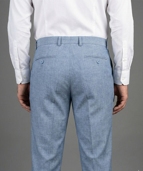 Men'S Dress Pant - Blue Dp-0121 - Blue - View 3