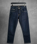 Boys Navy Blue Stretch Denim Jeans- Bjp-0304