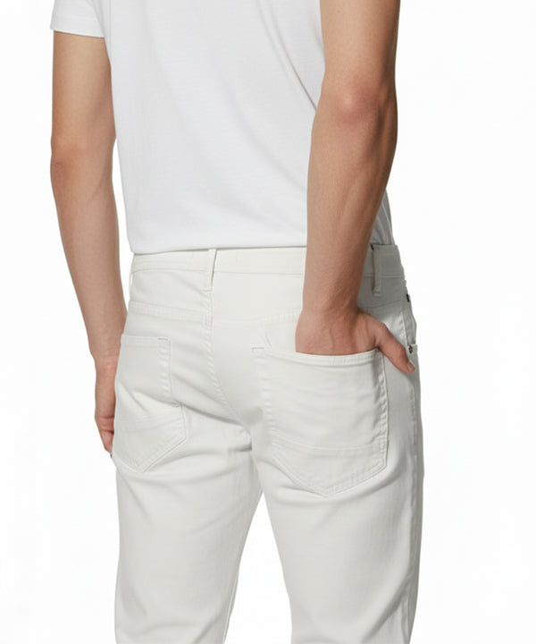 Men's Denim - White JP-1906 - White - View 2
