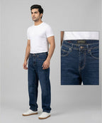 Men's Denim Smart Baggy- Jp-2204 Navy - Navy - View 3