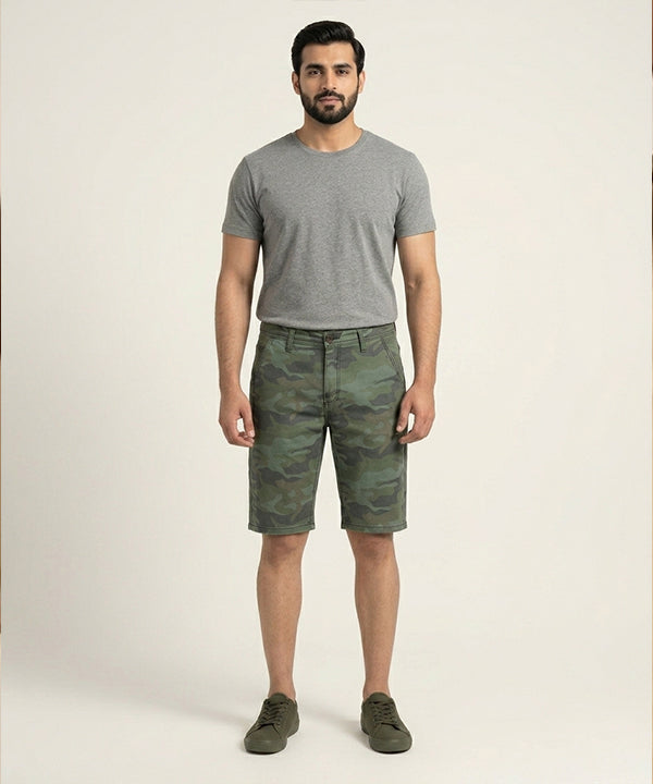 Men’S Summer Cotton Camouflage Shorts- Br-0122 -  - View 1