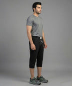 Men'S Sports Knit Black Short- Br-0100 - Black - View 2