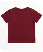 HR clothing Kids Tee's - Maroon BTS-1478