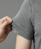 Men'S T-Shirt Collar Grey Tsh-7025 - Grey - View 2