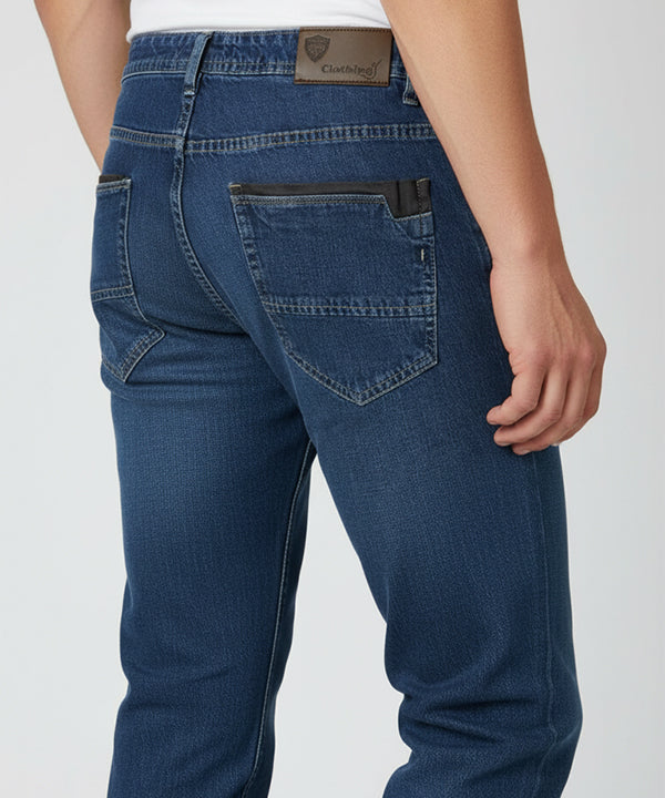 Men's Denim - Blue JP-1905 - Blue - View 2