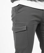 Men'S Cotton Pant 6 Pocket - Greyish Purple Cp-0543 - Grey - View 2