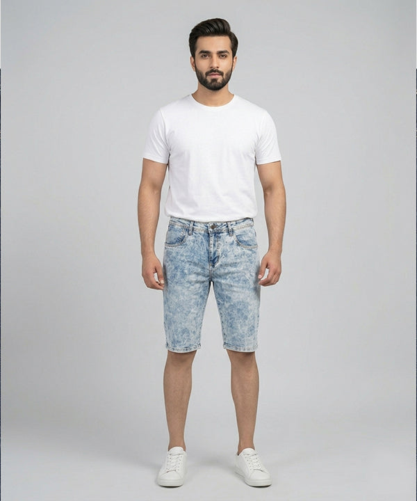 Casual Summer Multi Denim  Shorts- Br-0113 - Multi - View 1