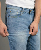 Men's Smart Baggy Denim - Blue Jp-2098 - Blue - View 2