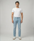 Men's Denim Straight Fit- Jp- 2226 Ice Blue - Blue - View 1