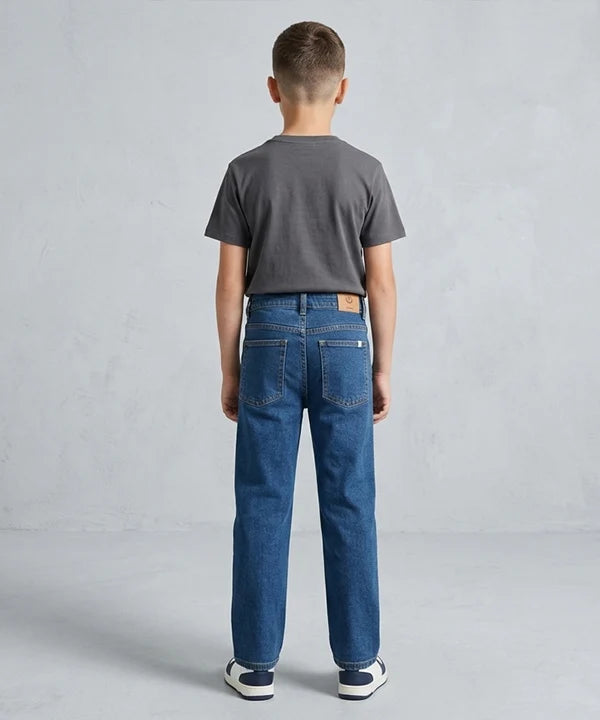 Kids Straight Fit Jeans- BJP-0298 Navy
