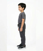 Kids Smart Baggy stretchable premium trouser Dotted Black Texture BLW-0136