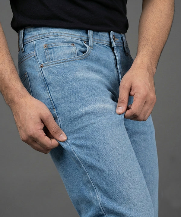 Men's Denim - L Blue JP-2093 - Blue - View 2