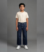 Boys Navy Straigth Jeans - Bjp-0308