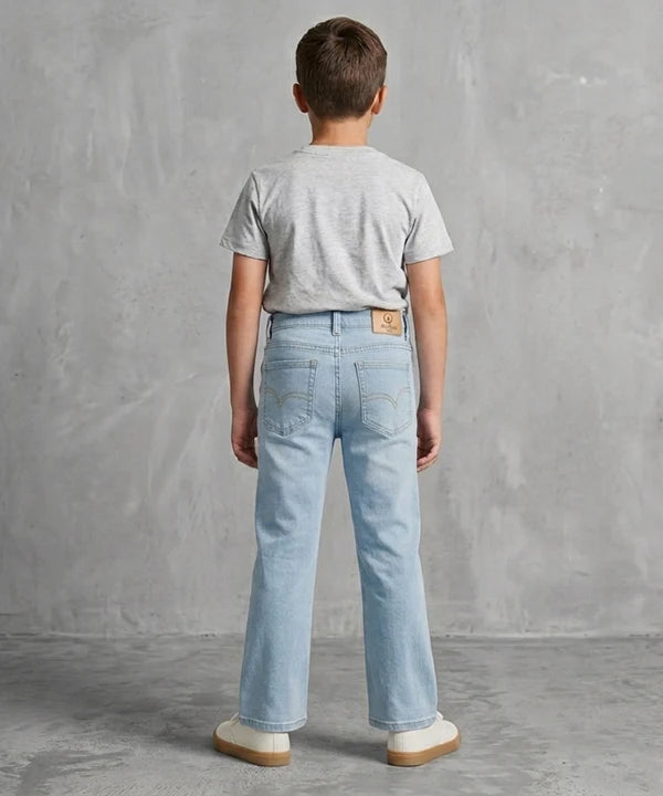 Boys Straight Fit Jeans- BJP-0297 Ice Blue