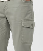 Men'S Cotton Pant 6 Pocket - Stone L- Green Cp-0550 - Green - View 2