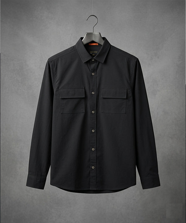 Men's Casual Shirt - Shc-1970 Black - Black - View 4