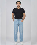 Men's Denim Tailored Fit- JP-2227 Ice Blue - Blue - View 1